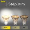 123led GU10 LED spot | 2700K | 3-staps dimbaar | 4.9W (50W) LDR02595 - 2