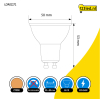 123led GU10 LED spot | 2700K | 3W (35W) LDR02272 - 2