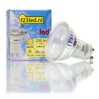 123led GU10 led-spot glas 2.4W (35W)  LDR01636