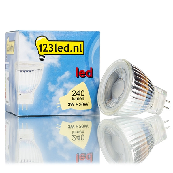 123led GU4 led-spot glas 3W (20W)  LDR01240 - 1