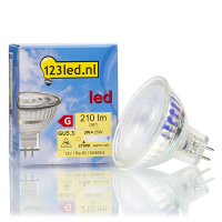 123led GU5.3 LED spot | 2700K | 3W (25W)  LDR01642