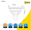 123led GU5.3 LED spot | 2700K | Dimbaar | 7.5W (50W) LDR02308 - 2