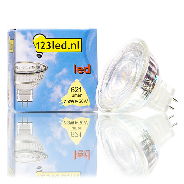 123led GU5.3 led-spot dimbaar 7.8W (50W)  LDR01558 - 1