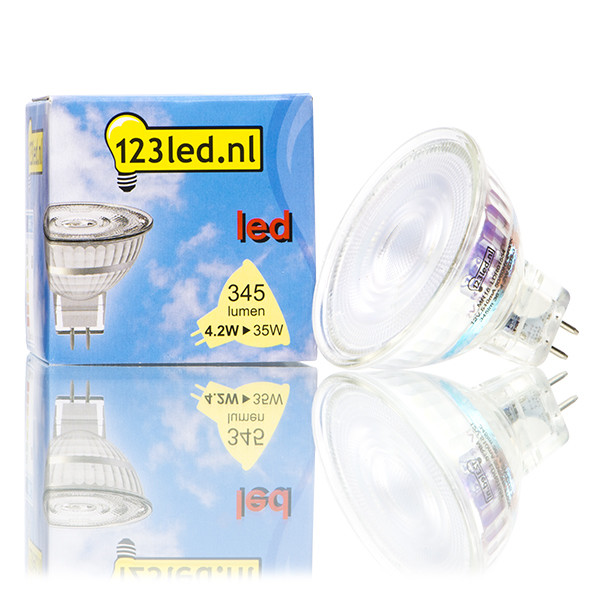 123led GU5.3 led-spot glas 4.2W (35W)  LDR01554 - 1