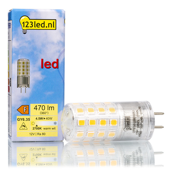 123led GY6.35 LED capsule | SMD | Helder | 2700K | Dimbaar | 4.5W (40W)  LDR01690 - 1