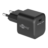 123led Goobay USB-C snellader | 1 poort | 45W | GaN | Power Delivery | Zwart  LDR03626