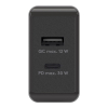 123led Goobay USB multipoort oplader | 2 poorten | USB-A & USB-C | 30W | Power Delivery | Zwart  LDR03628 - 2