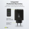 123led Goobay USB multipoort oplader | 2 poorten | USB-A & USB-C | 30W | Power Delivery | Zwart  LDR03628 - 5