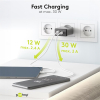 123led Goobay USB multipoort oplader | 2 poorten | USB-A & USB-C | 30W | Power Delivery | Zwart  LDR03628 - 6
