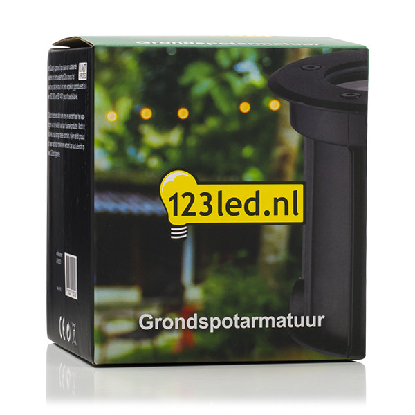 123led Grondspot GU10 | Rhodos | Rond | IP67 | Zwart  LDR08525 - 5