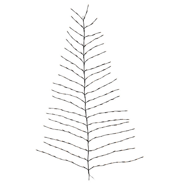 123led Hangende kerstboom | 130 x 200 cm | 216 leds | Warm Wit  LKO00662 - 1