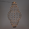 123led Hangende lantaarn | 39 x 60 cm | 240 leds | Extra Warm Wit  LKO00665