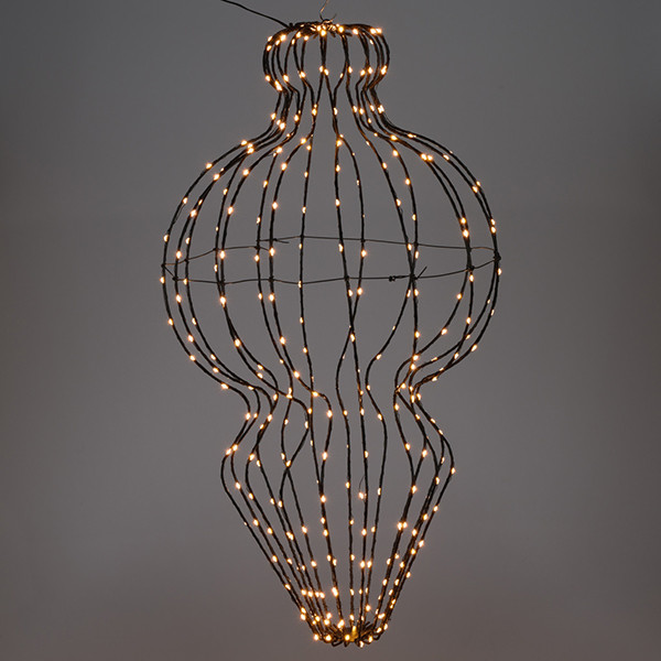 123led Hangende lantaarn | 39 x 75 cm | 320 leds | Extra Warm Wit  LKO00666 - 1