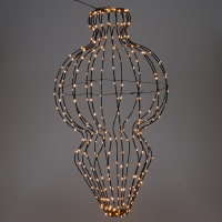 123led Hangende lantaarn | 39 x 75 cm | 320 leds | Extra Warm Wit  LKO00666