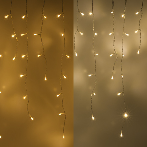 123led IJspegelverlichting 12,1 meter | extra warm wit & warm wit | 360 lampjes | Transparant  LDR07289 - 1