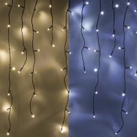 123led IJspegelverlichting 12,1 meter | koud wit & warm wit | 360 lampjes  LDR07025