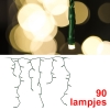 IJspegelverlichting 6 meter | warm wit | 90 lampjes LKO00041 - 1