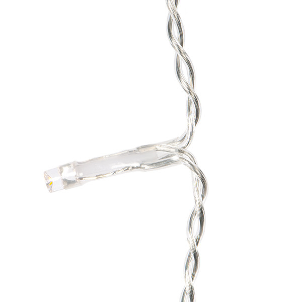 123led IJspegelverlichting 8,5 meter | extra warm wit & warm wit | 180 lampjes | Transparant  LDR07287 - 5