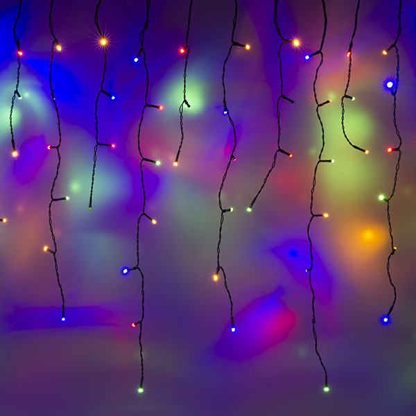 123led IJspegelverlichting 8,5 meter | multicolor & warm wit | 180 lampjes  LDR07290 - 2