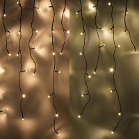 123led IJspegelverlichting 9,7 meter | extra warm wit & warm wit | 240 lampjes  LDR07009