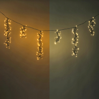 IJspegelverlichting Cluster 3,5 meter | Extra warm wit & warm wit | 528 lampjes LDR07349