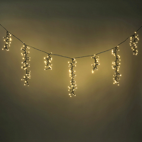 IJspegelverlichting Cluster 7 meter | Extra warm wit & warm wit | 1032 lampjes LDR07350 - 3