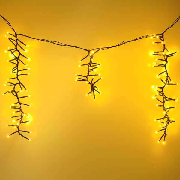 IJspegelverlichting Cluster 7 meter | Extra warm wit & warm wit | 1032 lampjes LDR07350 - 2