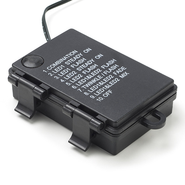 IJspegelverlichting op batterijen 4 meter | multicolor & warm wit | 180 lampjes LDR07307 - 6