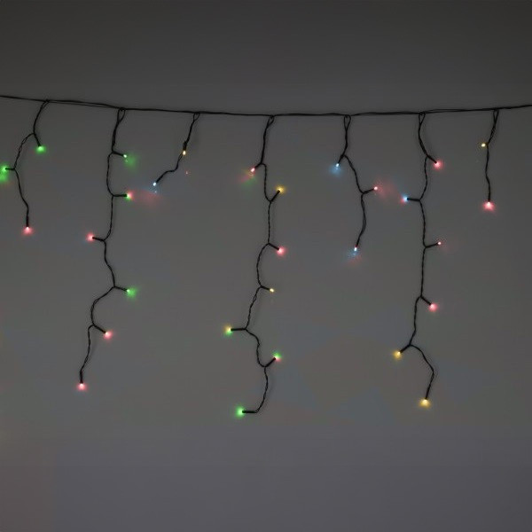 123led IJspegelverlichting op zonne-energie | 10.8 meter | Multicolor | 240 lampjes  LKO00709 - 1
