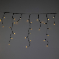 123led IJspegelverlichting op zonne-energie | 10.8 meter | Warm wit | 240 lampjes  LKO00705