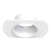 Inbouwarmatuur GU10 | Trimless | Rond | 62 mm | incl. fitting | IP20 | Wit LDR08292