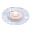 Inbouwarmatuur GU10 | Trimless | Rond | 80 mm | incl. fitting | Kantelbaar | IP20 | Wit LDR08276 - 1