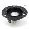 123led Inbouwarmatuur GU10 | Trimless | Rond | incl. fitting | IP20 | Zwart  LDR08030 - 2