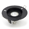 123led Inbouwarmatuur GU10 | Trimless | Rond | incl. fitting | IP65 | Zwart  LDR08034 - 2