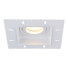 Inbouwarmatuur GU10 | Trimless | Vierkant | 80 mm | incl. fitting | Kantelbaar | IP20 | Wit LDR08284 - 1