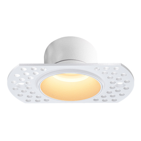 Inbouwarmatuur GU10 MR11 | Trimless | Rond | 52 mm | incl. fitting | Kantelbaar | IP20 | Wit LDR08300 - 1