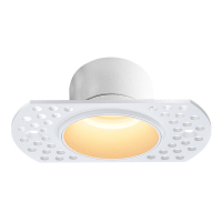 Inbouwarmatuur GU10 MR11 | Trimless | Rond | 52 mm | incl. fitting | Kantelbaar | IP20 | Wit LDR08300