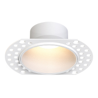 Inbouwarmatuur GU10 MR11 | Trimless | Rond | 62 mm | incl. fitting | IP65 | Wit LDR08308