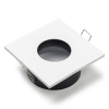 123led Inbouwarmatuur GU10 vierkant incl. fitting (Wit, IP65, 1 stuk)  LDR08017