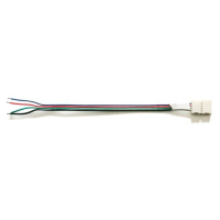 123led Kabel met 1 koppelstuk voor RGB led strips | 15 cm | geschikt voor 5050 (123led huismerk)  LDR07784