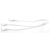 Kabel splitter voor RGB led strip 5050 | 1 naar 2 | wit (123led huismerk)