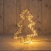 123led Kerstboom 3D | 36 cm | 300 leds | Warm wit  LCO00195