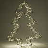 123led Kerstboom 3D | 36 cm | Extra warm wit & warm wit | 300 lampjes | Zwart  LDR07272 - 4