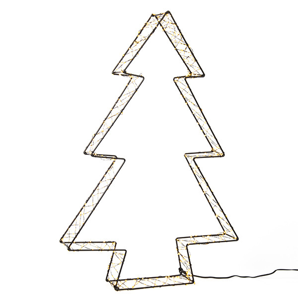 123led Kerstboom 3D | 56 cm | Extra warm wit & warm wit | 540 lampjes | Zwart  LDR07273 - 2
