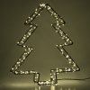123led Kerstboom 3D op batterijen | 26 cm | Extra warm wit & warm wit | 200 lampjes | Zwart  LDR07286 - 4
