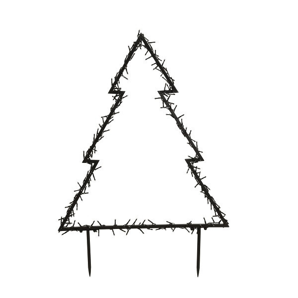 Kerstboom op tuinsteker | 53 x 75 cm | 175 leds | Warm Wit LKO00669 - 1