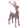 Kerstfiguur Rendier | 80 cm | Warm wit | 600 lampjes | Geschikt voor buiten LKO00895 - 1