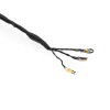 Kersthanger paardenbloem Ø 30 cm | Extra warm wit & warm wit | 63 lampjes  | Zwart LDR07343 - 5