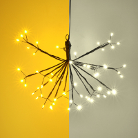 Kersthanger paardenbloem Ø 30 cm | Extra warm wit & warm wit | 63 lampjes LDR07343