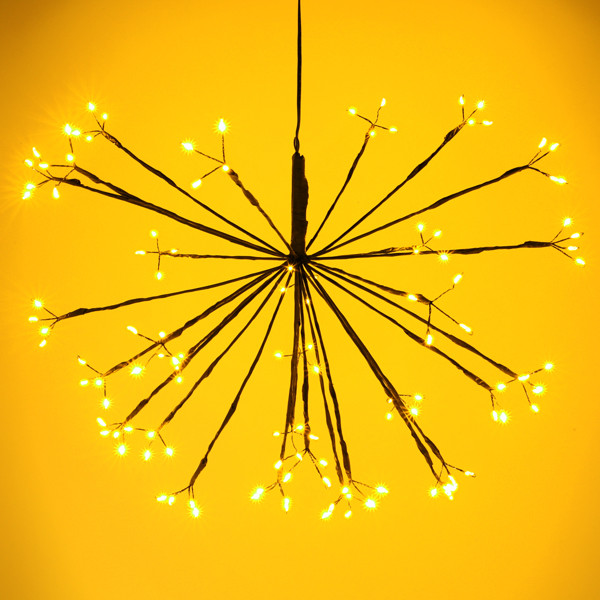 Kersthanger paardenbloem Ø 45 cm | Extra warm wit & warm wit | 120 lampjes LDR07344 - 3